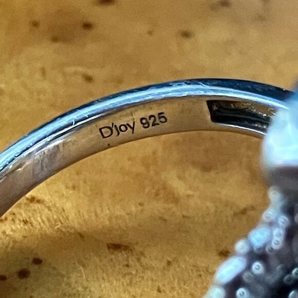 Sierra Nevada Turquoise Sterling Silver Butterfly Sunflower Ring Size 9 - Picture 6 of 9